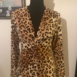 Cheetah print bodysuit